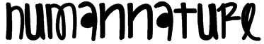 HumanNature Font