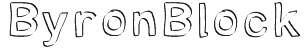 ByronBlock Font