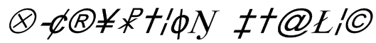 X-Cryption Italic Font