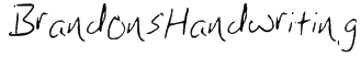 BrandonsHandwriting Font