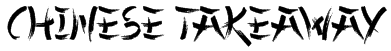 Chinese Takeaway Font