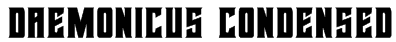 Daemonicus Condensed Font