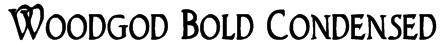 Woodgod Bold Condensed Font