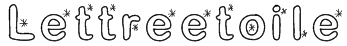 Lettreetoile Font