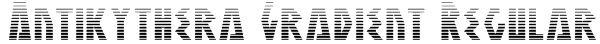 Antikythera Gradient Regular Font