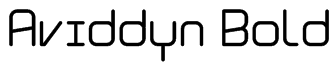 Aviddyn Bold Font