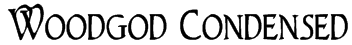 Woodgod Condensed Font