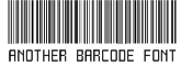 Another barcode font Font