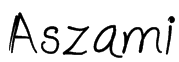 Aszami Font