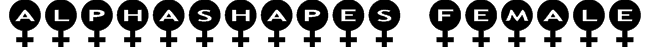 AlphaShapes female Font