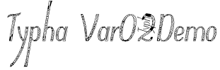 Typha Var02Demo Font
