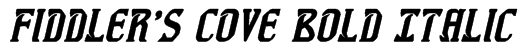 Fiddler's Cove Bold Italic Font
