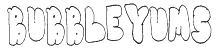 BubbleYums Font