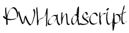 PWHandscript Font