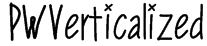 PWVerticalized Font