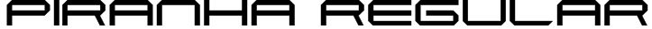 Piranha Regular Font