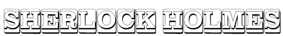 SHERLOCK HOLMES Font