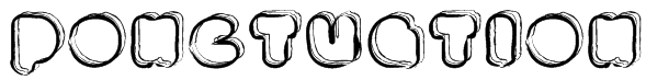 PONCTUATION Font