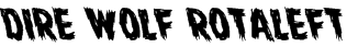 Dire Wolf Rotaleft Font