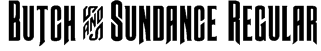 Butch & Sundance Regular Font