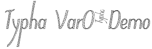 Typha Var05Demo Font