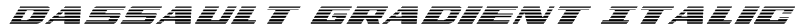 Dassault Gradient Italic Font