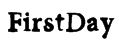 FirstDay Font