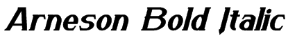 Arneson Bold Italic Font