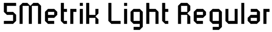 5Metrik Light Regular Font