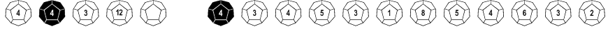 dPoly Dodecahedron Font