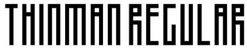 Thinman Regular Font