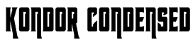 Kondor Condensed Font