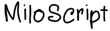MiloScript Font
