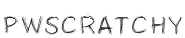 PWScratchy Font