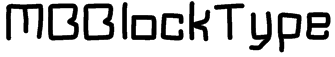 MBBlockType Font