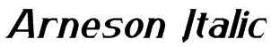 Arneson Italic Font
