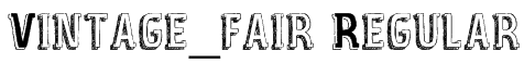 Vintage_fair Regular Font