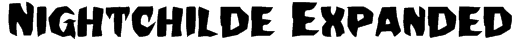 Nightchilde Expanded Font