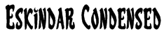 Eskindar Condensed Font