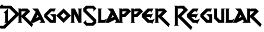 DragonSlapper Regular Font