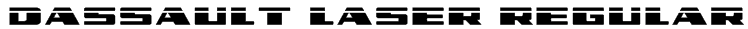 Dassault Laser Regular Font