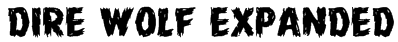 Dire Wolf Expanded Font