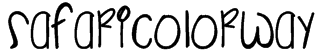 SafariColorway Font