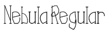 Nebula Regular Font