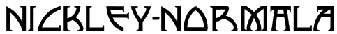 Nickley-NormalA Font