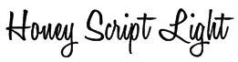 Honey Script Light Font