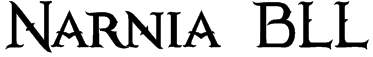 Narnia BLL Font