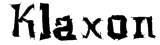 Klaxon Font