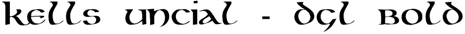 Kells Uncial - DGL Bold Font