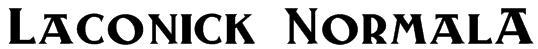 Laconick-NormalA Font